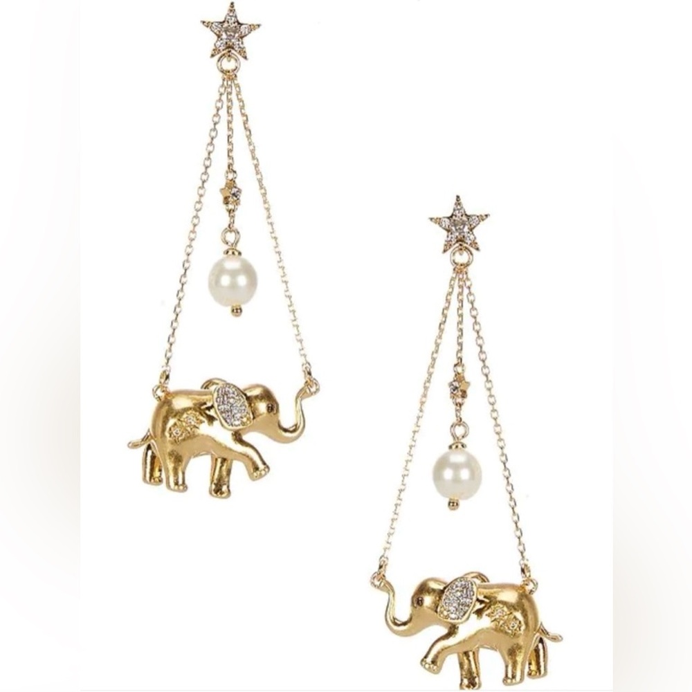 NEW KATE SPADE 🐘 Winter Carnival Statement Earrings
